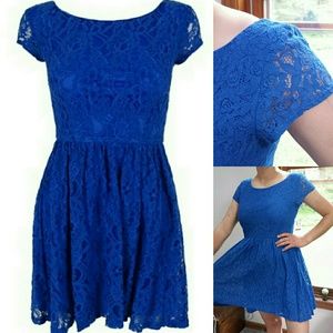 NWT fit & flare lace dress